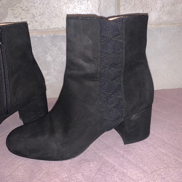 NINE WEST BOOTIES- black size 8 - Picture 5 of 5